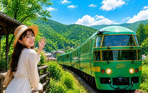 Yufuin no Mori Yufuin, Kyushu & Special Train Experience & Umi Jigoku & Dazaifu Day Trip (Chinese, English, Korean Guide)