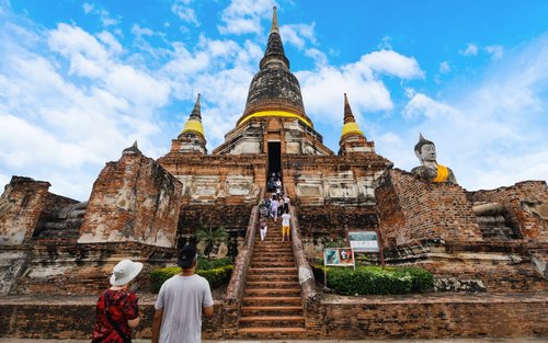 Privát autóbérlés: Ókori Ayutthaya egész napos túra