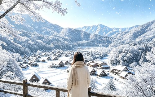 1人催行：白川郷合掌村＆飛騨高山石街日帰りツアー（名古屋発）