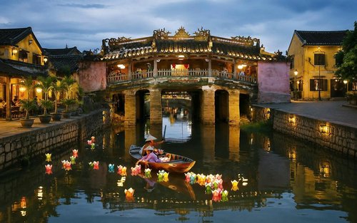 From Da Nang: Marble Mountains, Coconut Forest Basket Boat & Hoi An Ancient Town Tour