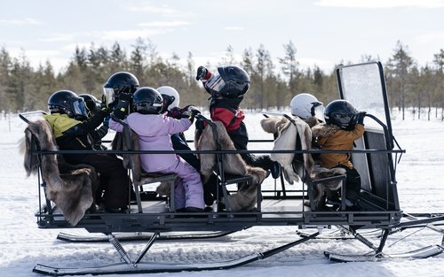 Snowmobile Safari, Reindeer & Husky Sleigh Ride Tour from Rovaniemi