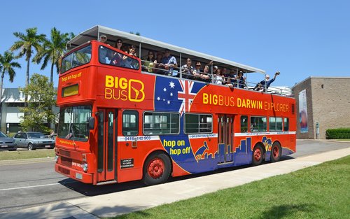 Darwin Big Bus Open-Top Hop-On Hop-Off Tours
