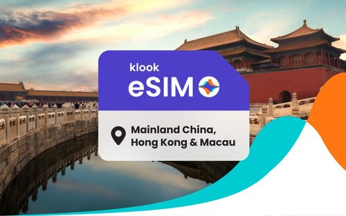 5G eSIM Fastlandskina, Hongkong och Macao
