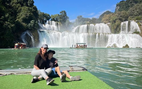 From Hanoi: Ban Gioc Waterfall, Nguom Ngao Cave & God's Eye Mountain 2-Day Tour