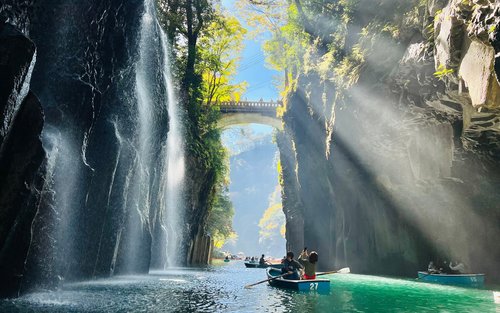 Excursión de un día al Monte Aso, el desfiladero de Takachiho y Kusasenri