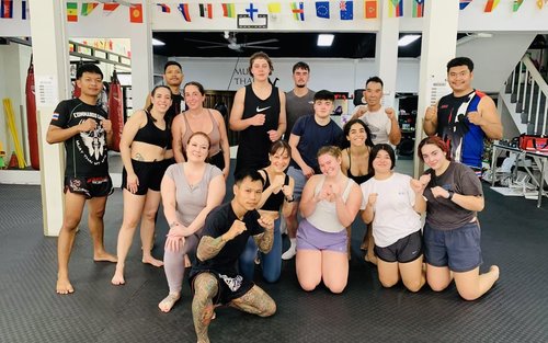 Thaphae Muay Thai Gym Training Session in Chiang Mai 