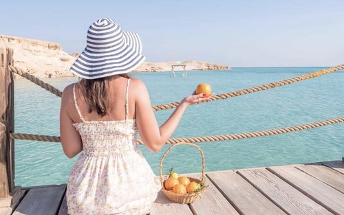Orange Bay Island Snorkeling Trip With Water Sports From Hurghada