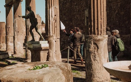 Historická prehliadka Sorrento Pompeje na pol dňa v malej skupine