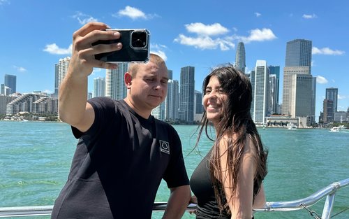 Miami Skyline, South Beach, Millionaire Homes & Venetian Islands