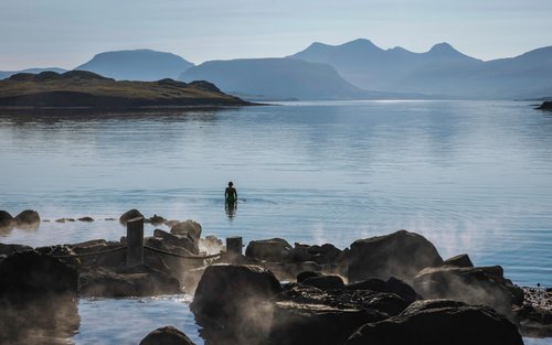 Hvammsvik Hot Springs experience with bus transfer from Reykjavik