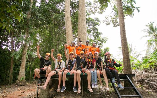 Koh Samui Panoramisk Ziplineoplevelse