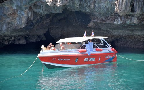 Excursió en llanxa ràpida a la cova Esmeralda de Krabi i 4 illes