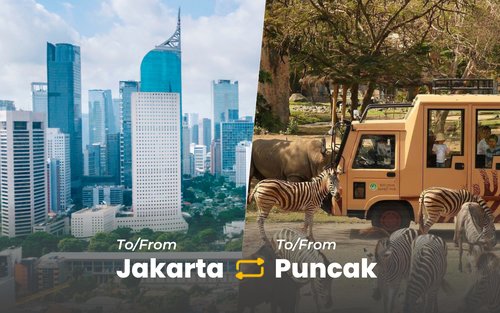 Privat intercity-transfer mellem Jakarta og Puncak