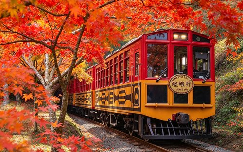 [Kyoto & Nara Day Tour] Sagano Romantic Train & Nara Park & Fushimi Inari Taisha Senbon Torii & Togetsukyo Bridge & Bamboo Grove & Kimono Forest (Departing from Osaka)