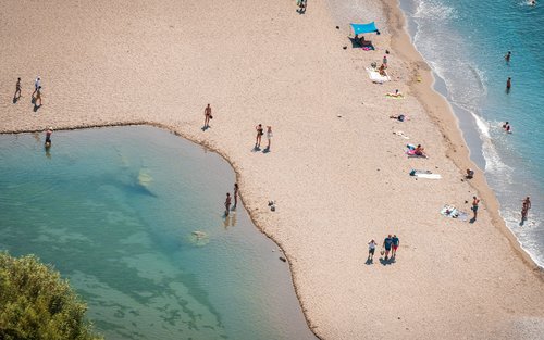 Kourtaliotiko, Damnoni Beach & Preveli Beach tour from Rethymno