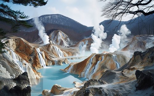 [Lake Toya, Hokkaido] Lake Toya & Noboribetsu Jigokudani (Hell Valley) & Bear Park or Mount Usu Day Trip