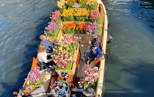 Amsterdam: Prémiová plavba lodí po kanálech za tulipány
