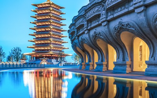 Excursion d'une journée à Nankin : Palais présidentiel + Temple de la Grande Gratitude + Croisière + Mont Niushou + Temple de Confucius