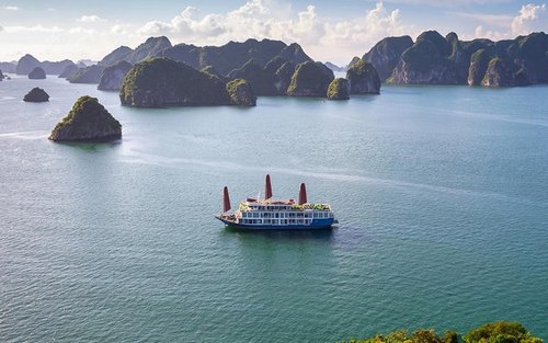 Ninh Binh & Halong Bay 3 dagar-2 nätter UNESCO-plats-tur med lyxig kryssning med övernattning