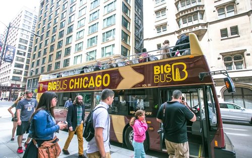 Chicago Big Bus Hop-On Hop-Off Tours (Open-Top)