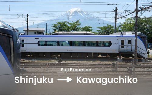 【東京往富士山列車】富士回遊號列車票（新宿往河口湖）