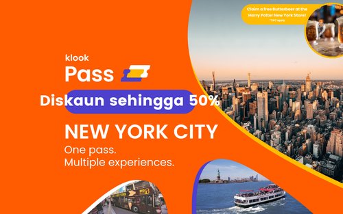 Pas Klook Bandar New York