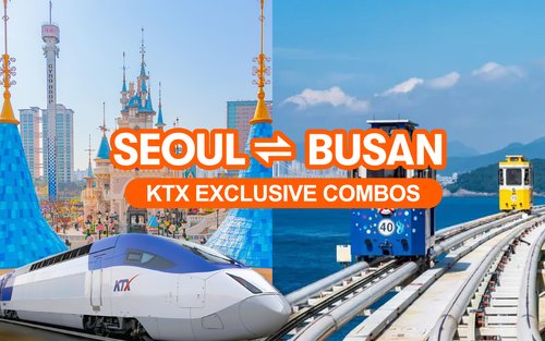 Billet de train KTX Séoul - Busan