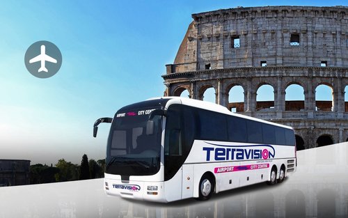 Ciampino Airport - Rome Bus door Terravision