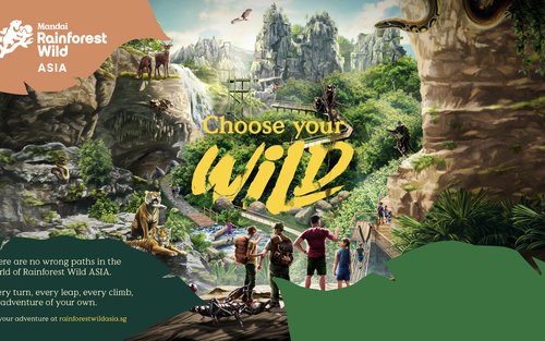 บัตรเข้าชมอุทยานสัตว์ป่า Rainforest Wild ASIA ที่เขตอนุรักษ์พันธุ์สัตว์ป่ามันได ในสิงคโปร์