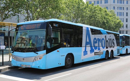 Lapangan Terbang Barcelona-El Prat - Barcelona dengan Aerobus