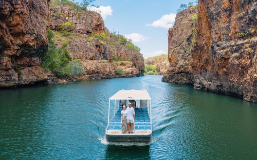 Katherine Gorge Cruise at Edith Falls Day Tour mula sa Darwin
