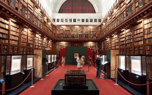 Entrée à la bibliothèque ambrosienne de Milan
