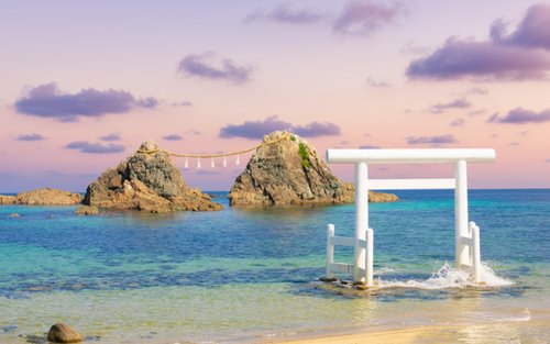 広東語&北京語&英語ガイド 糸島白糸の滝＆森のカフェ＆トトロの森&焼き海鮮&手作り花塩プリン＆桜井二見ヶ浦＆天使の翼＆ココナッツの木のブランコ 日帰りツアー（博多駅出発）