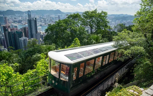 香港太平山顶缆车车票