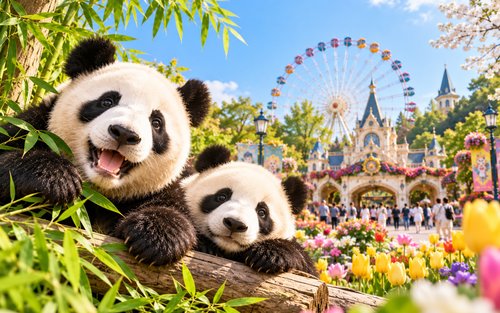 Everland Tour with Shuttle: Fast Panda World Entry