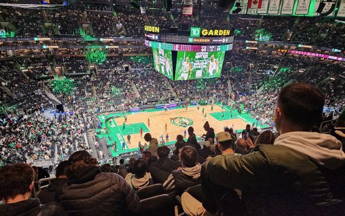 Boston Celtics Basketball Game at TD Garden