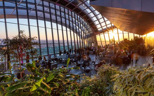 Билет за Sky Garden с вечеря в The Larch и аудио гид
