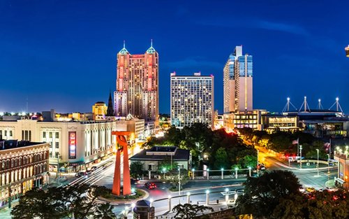 Scenic San Antonio Night Tour with Riverwalk Boat