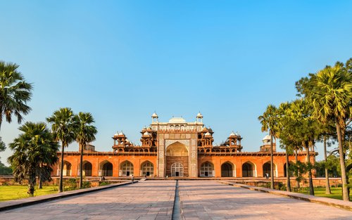 Akbar’s Tomb Sikandra Ticket mit optionalem Guide