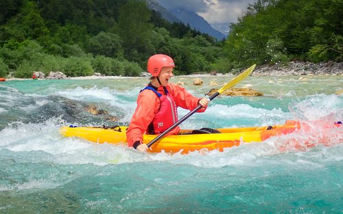 Pengalaman Berkayak di Soca River, Slovenia
