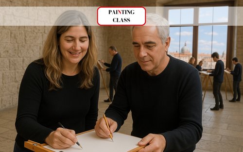 Klase sa Pagpipinta ng Watercolor sa Palasyo ng mga Bilanggo sa Venice