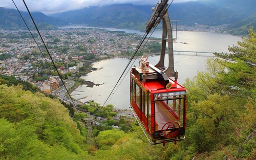 ~河口湖~富士山パノラマロープウェイ 往復乗車券 (山梨)