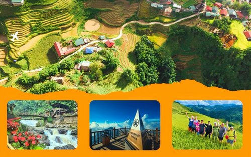 Tour de 2 días y 1 noche a Sapa desde Hanói con autobús Dcar
