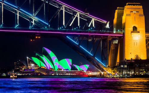 BYO Vivid Sydney Catamaran Cruise