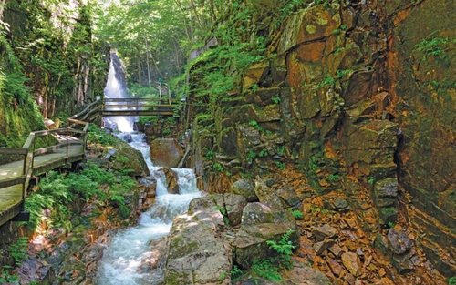Excursión cultural de día completo a Boston Flume Gorge
