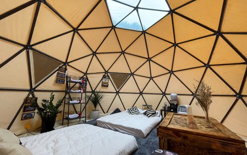 New Taipei City Camping | Yoyo's Luxury Camping | Marangyang Snowball Tent Luxury Camping Experience