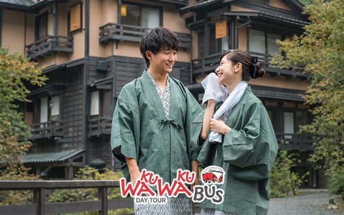 [한국어 가이드 & 리뷰 이벤트] [충전 Wi-Fi] 유후인 쿠로카와 온천마을 후쿠오카 버스투어 와쿠와쿠 2호선