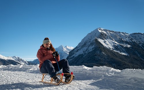 Guided Day Sledding Experience from Interlaken