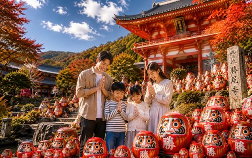 Osaka Katsuo-ji Temple Half-Day Small Group Tour with Sushi Making