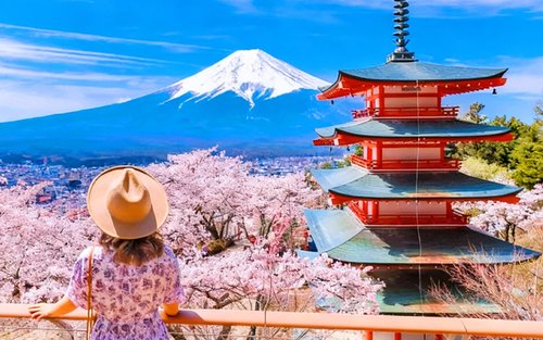 富士山经典之旅｜新仓山浅间公园/富士山五合目忍野八海&御殿场奥特莱斯/ 温泉一日游｜东京/新宿出发